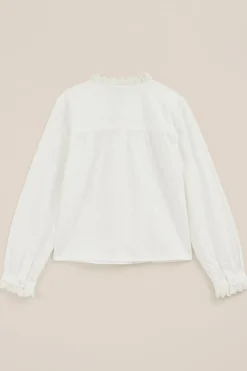 Meisjes blouse met structuur