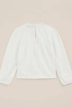 Meisjes blouse met structuur