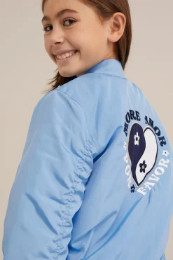 Meisjes bomberjack met embroidery