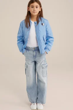 Meisjes bomberjack met embroidery