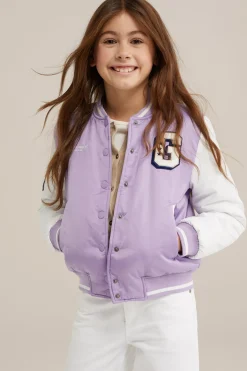 Meisjes bomberjack met embroidery