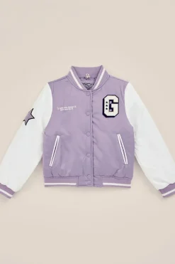 Meisjes bomberjack met embroidery
