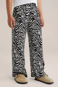 Meisjes broek met dessin