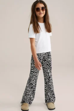 Meisjes broek met dessin