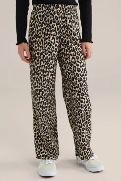 Meisjes broek met dessin