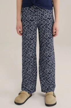 Meisjes broek met dessin