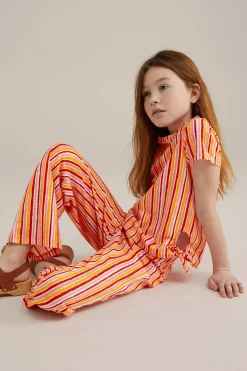 Meisjes broek met dessin