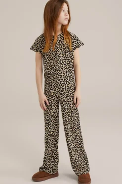 Meisjes broek met dessin