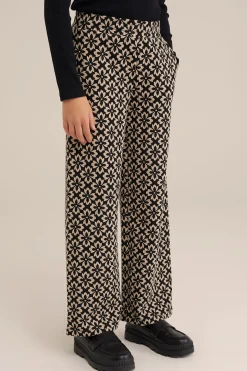 Meisjes broek met dessin