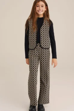 Meisjes broek met dessin