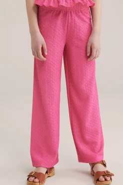 Meisjes broek met structuur