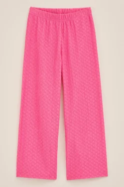 Meisjes broek met structuur