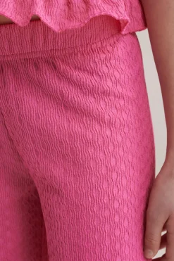 Meisjes broek met structuur