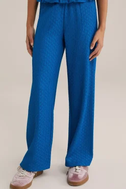 Meisjes broek met structuur