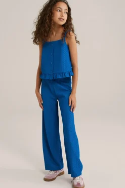 Meisjes broek met structuur