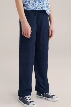 Meisjes broek met structuur