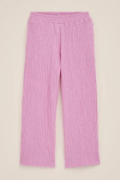 Meisjes broek met structuur
