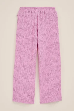 Meisjes broek met structuur