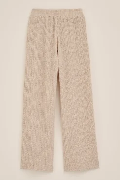 Meisjes broek met structuur
