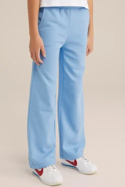 Meisjes broek straight fit joggingbroek