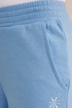 Meisjes broek straight fit joggingbroek