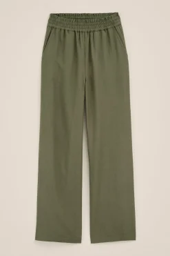 Meisjes broek van linnenmix