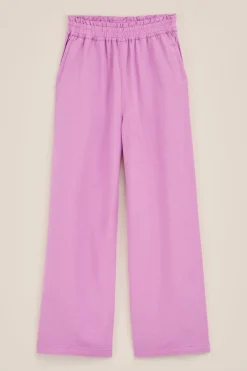 Meisjes broek van linnenmix