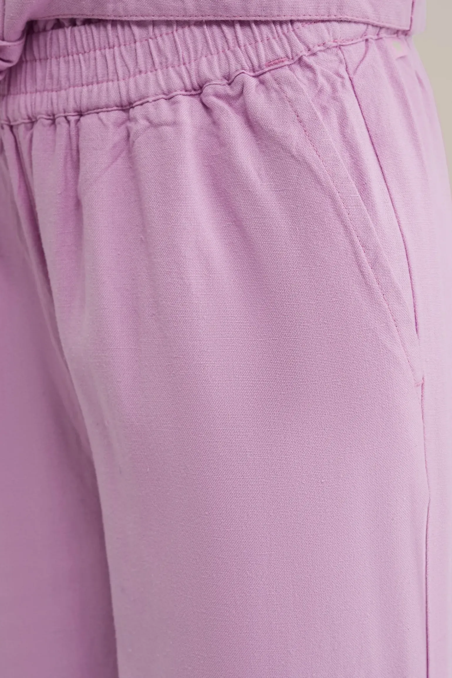 Meisjes broek van linnenmix