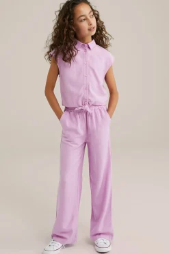 Meisjes cropped blouse