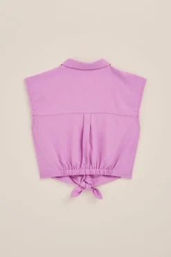 Meisjes cropped blouse