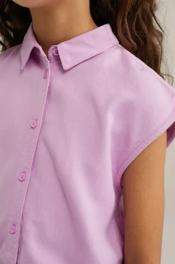 Meisjes cropped blouse