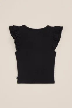 Meisjes cropped top met ruches