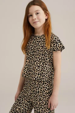 Meisjes cropped T-shirt