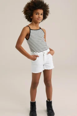 Meisjes denim short