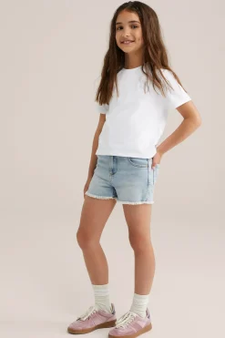 Meisjes denim short