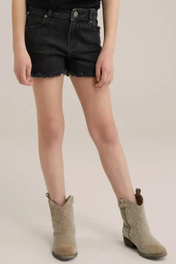 Meisjes denim short