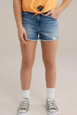 Meisjes denim short