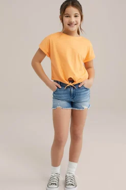 Meisjes denim short