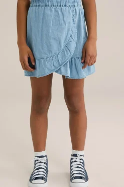 Meisjes denim skort