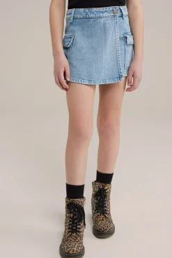 Meisjes denim skort