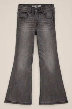 Meisjes flared jeans met stretch