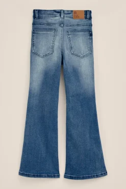 Meisjes flared jeans met stretch