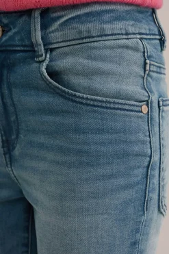 Meisjes flared jeans met stretch