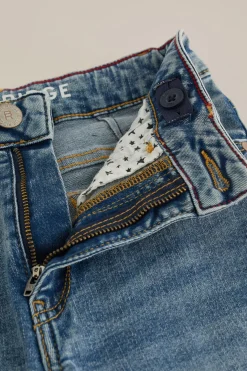 Meisjes flared jeans met stretch