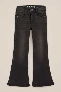 Meisjes flared jeans met stretch