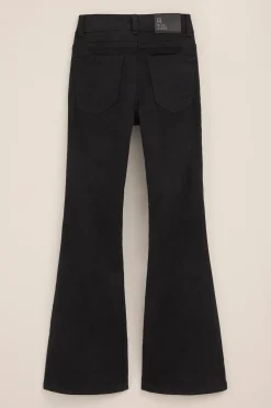 Meisjes flared jegging met stretch