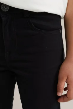 Meisjes flared jegging met stretch