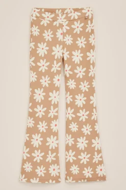 Meisjes flared legging met dessin