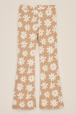 Meisjes flared legging met dessin