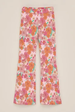 Meisjes flared legging met dessin